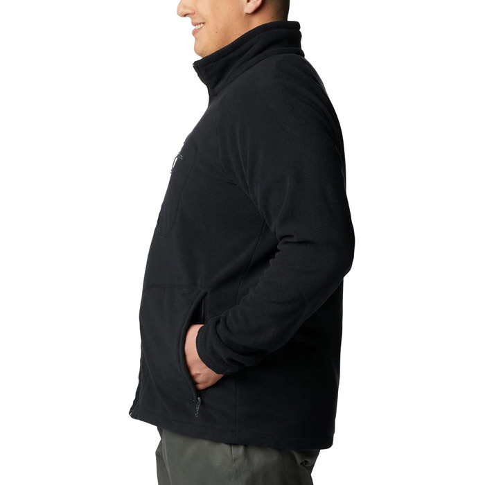 Чоловіча флісова куртка Columbia Fast Trek II Full Zip чорного кольору, розмір M