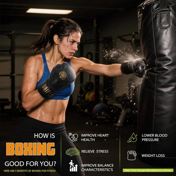 Боксерські рукавички Dripex з PU шкіри для боксу, ММА, муай-тай, кікбоксингу. Розміри 8, 10, 12, 14, 16 oz. Для чоловіків, жінок, підлітків.