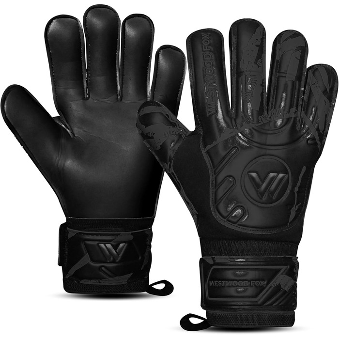 Воротарські рукавички WESTWOOD FOX Fingersave для дітей та юнаків, DumboLatex, 4+3 мм, розмір 6 (8-10 років), жовто-білі