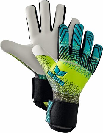 Воротарські рукавички Erima Jugend Flex Robusto, розмір 7, petrol/lime/black, для юніорів