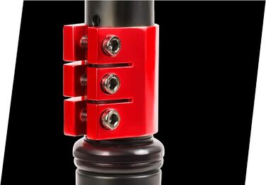 SOKE Stunt Scooter PRO: трюковий самокат для дорослих та дітей, ABEC 9 підшипники, чорно-червоний, вантажопідйомність 100 кг