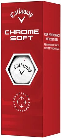Гольф-м'ячі Callaway Chrome Soft (серія 2022), білі