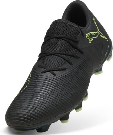 Бутси футбольні PUMA Future 8 Match Low Fg/Ag, 47 EU, Puma Black/Fizzy Light Green, для гри на траві та штучному покритті