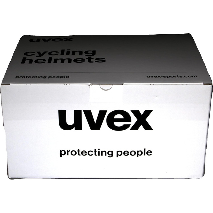 Велошолом Uvex Flash біло-синій, універсальний, регульований розмір 57-61 см, для чоловіків і жінок, знімна прана підкладка