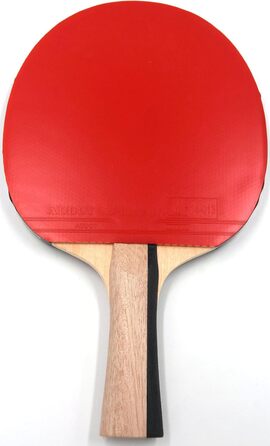 Настільна ракетка Butterfly Timo Boll Bronze для амбітних гравців, ITTF сертифікований наклад Addoy, увігнута ручка, дерев'яний колір