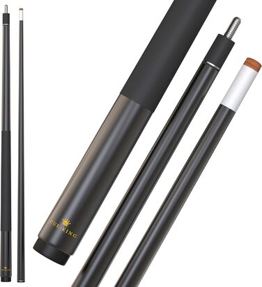 Більярдний кий (2 шт.), 147.3 см, 567 г, з преміум-наконечником 13 мм та ручкою, з графітового композиту