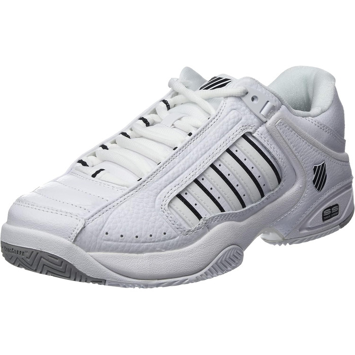 Тенісні кросівки K-Swiss Performance KS TFW DEFIER для чоловіків, білі, з синіми та червоними акцентами, розмір 41.5 EU (164)