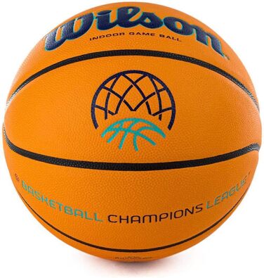 Баскетбольний м’яч WILSON Evo Nxt Champions League, розмір 7, офіційний ігровий м’яч Ліги чемпіонів