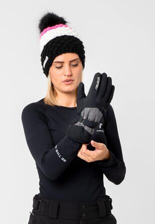 Жіночі зимові рукавички Reusch Hellen R-TEX XT чорні, розмір 6.5