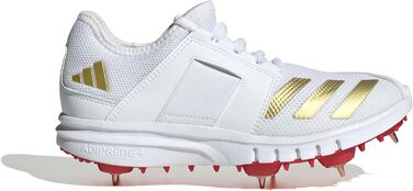 Кросівки дитячі adidas Howzat Spike Junior, 39 1/3 EU, білий/золотий/рубіновий