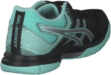 Жіночі волейбольні кросівки ASICS Gelrocket 9, чорний та білий, 44.5 EU