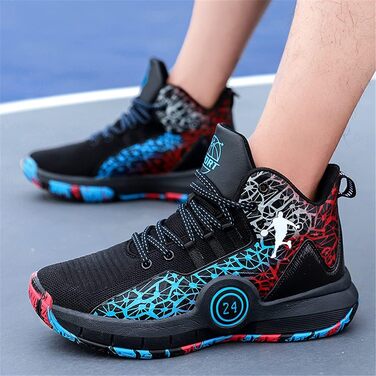 Чоловічі баскетбольні кросівки хай-топ: легкі, з амортизацією, неслизькі, дихаючі, для занять спортом на вулиці та в залі