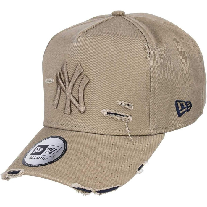 Кепка бейсболка New Era Outdoor Patch Olive з регульованим розміром, колір оливковий, стиль Yankees