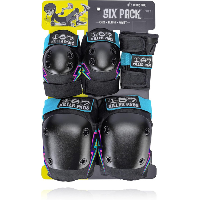 Дитячий захисний комплект 187 KILLER PADS Junior Six Pack XS, сірий