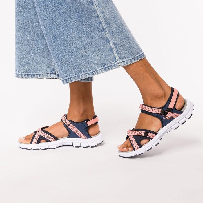 Жіночі трекінгові сандалії CMP Almaak, блакитно-персиковий, 39 EU