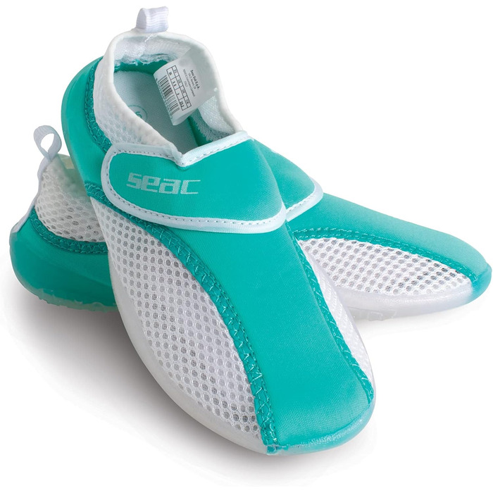 Дитячі аквашузи Seac Baby для водного спорту, серфінгу та пляжу, кольори: райдуга, світло-білий, світло-зелений (33 EU)