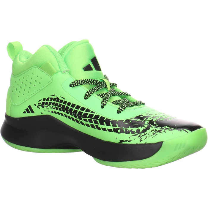 Кросівки баскетбольні adidas Cross Em Up 5 Wide для дітей та дорослих, Team Solar Green/Core Black, 40 EU
