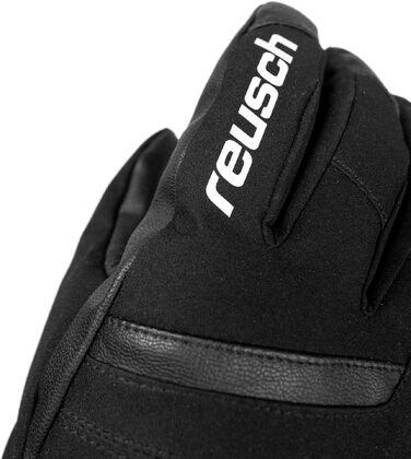 Гірськолижні рукавички Reusch Gore-TEX унісекс, чорно-білі, Softshell, розмір 8.5