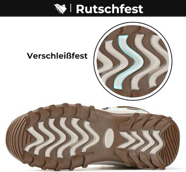 Зимові черевики Mishansha для чоловіків та жінок. Теплі, з підкладкою, зимові чоботи для активного відпочинку. Розміри 36-48 EU (42 EU, Бежевий)