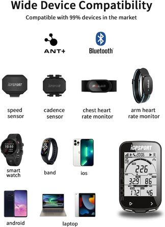 Велокомп'ютер GPS iGPSPORT BSC100S 2.6