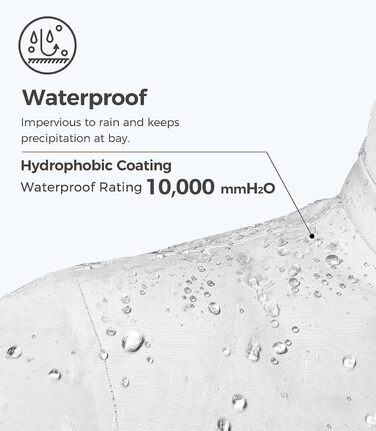 Жіноча гірськолижна куртка Wantdo, тепла флісова куртка, водонепроникна, дихаюча, з капюшоном, вітрозахисна, біла