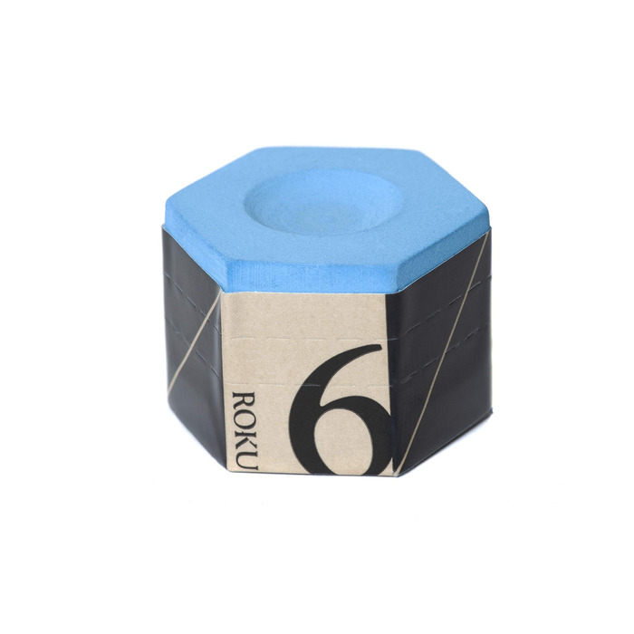 Крейда для більярдного кия KAMUI ROKU, блакитна – професійна крейда для більярду