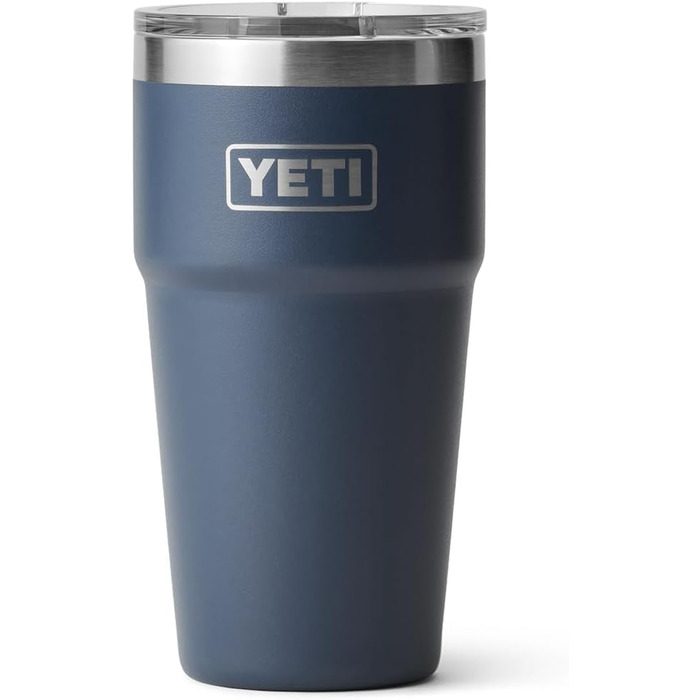 Термокружка YETI Rambler 591 мл з кришкою MagSlider, синя, сталева, для напоїв