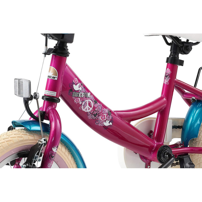 Дитячий велосипед BIKESTAR Classic 12 дюймів для дівчаток від 3 років