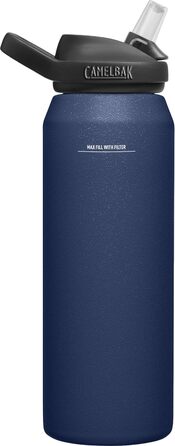 Пляшка для води CAMELBAK Eddy+ Lifestraw 1 л, синя, універсальна, з фільтром для дорослих