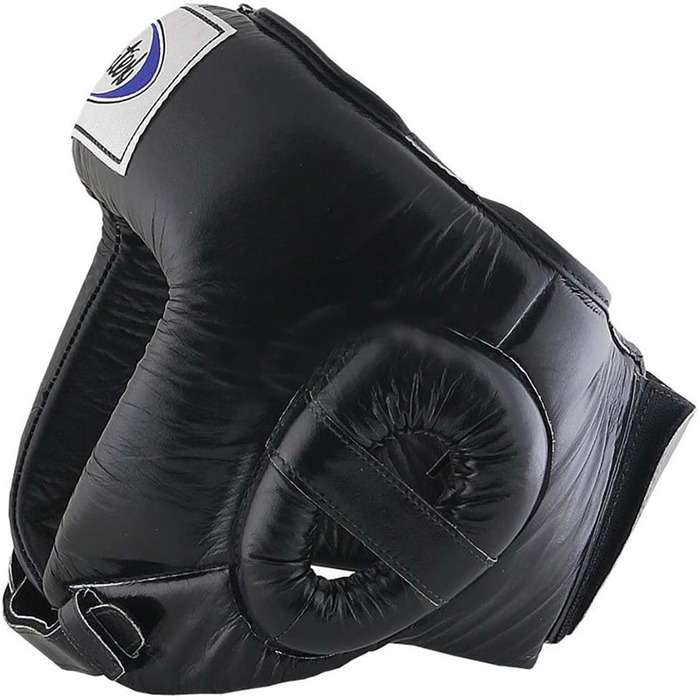 Захисний шолом Fairtex HG1 чорний для Муай Тай, розмір L, для змагань