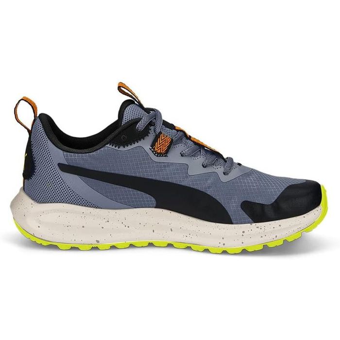 Кросівки Puma Unisex Twitch Runner Trail для трейлраннінгу (45 EU, Evening Sky Orange Brick Puma Black)