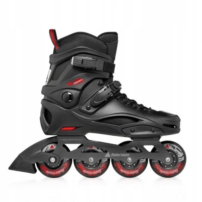 Ролики Rollerblade RB 80 — чорно-червоні — 47 (310)