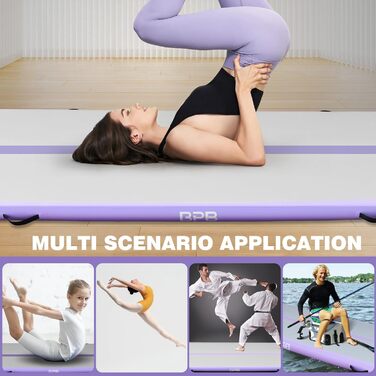 Надувна гімнастична матка BPB Air Matte Track, 3 м: для тренувань, йоги, челедингу, пілатесу