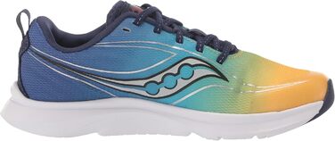 Кросівки Saucony Kinvara 13 для дівчаток та хлопчиків (синьо-жовті, 10.5 US Big Kid)