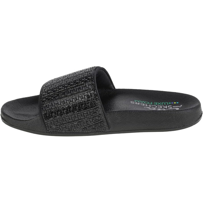 Слайди жіночі Skechers, 35 EU, чорного кольору