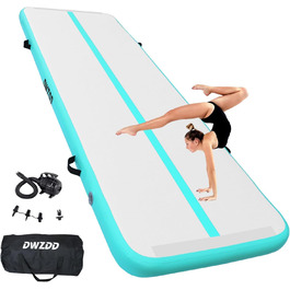 Dwzdd Килимок для гімнастики Air Matte Track, 3 м/4 м/5 м/6 м, надувний килимок для дітей, для дому/спортзалу/тренувань/череплянок, 200*100*10 см