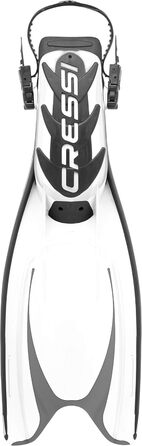 Ласти Cressi Frog Plus для дорослих (M/L, 41/44), чорно-білі