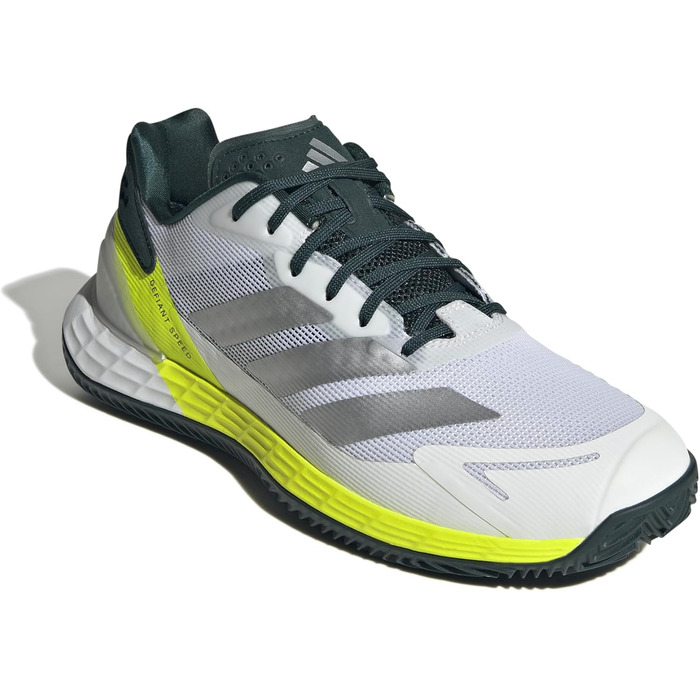 Тенісні кросівки Adidas Defiant Speed 2 Clay для ґрунту, 45 1/3 EU, білий/фіолетовий