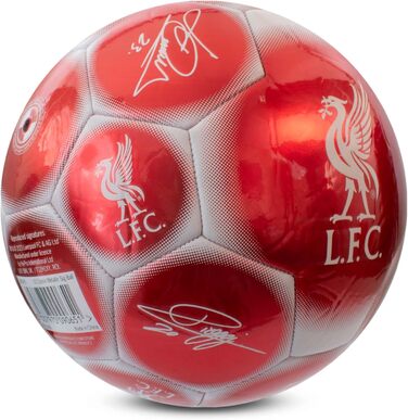 Офіційний футбольний м'яч Liverpool F.C. Hy-Pro, металевий, розмір 5, для тренувань і матчів, колекційний, для дітей і дорослих