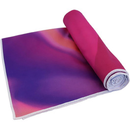 Рушник для йоги Hot Yoga від Yoga Design Lab | Мікрофібра, швидковисихаючий, екологічний, для гарячої йоги, спорту, подорожей (Celestial) (Rose)