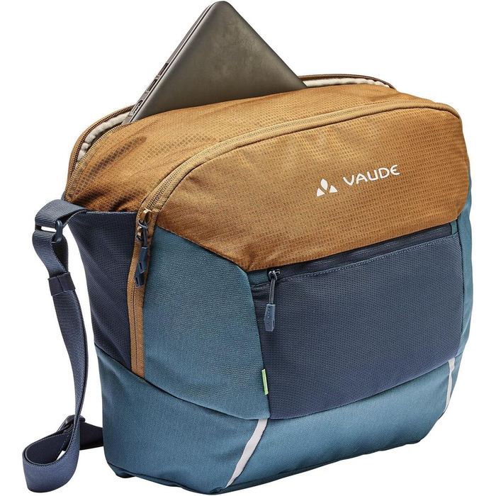 Унісекс велосипедна сумка VAUDE Cycle Messenger M, універсальна, Baltic Sea/Umbra