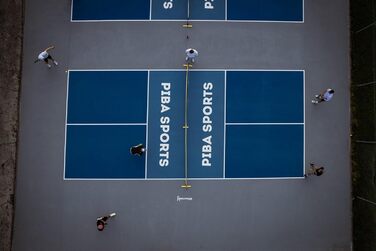 М'яка сітка для піклболу преміум-якості – офіційний розмір для турнірів, легка в збірці, міцна та портативна – ідеальна для професіоналів та любителів, чорна