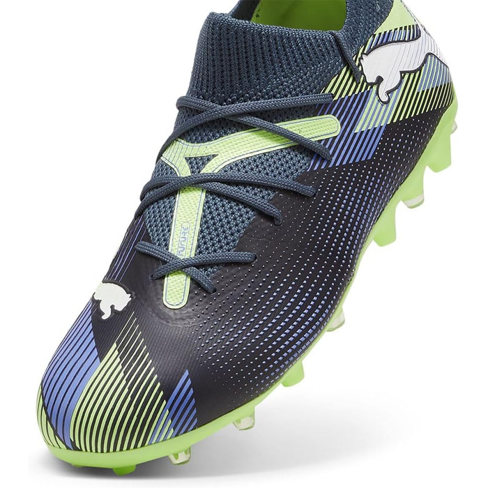 Дитячі футбольні бутси PUMA Future 7 Match Mg Jr (38.5 EU) - сірий, білий, рожевий