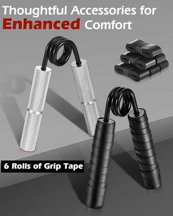 Набір для тренування сили рук Handtrainer - 6 штук (23-91 кг) для розвитку м'язів та реабілітації