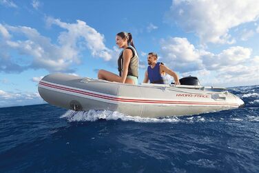 Надувний човен Bestway Hydro-Force Caspian Pro 280x152x42 см для 3 дорослих і 1 дитини, комплект для спорту