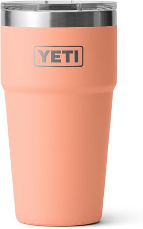 Термокружка YETI Rambler 591 мл з кришкою Magslider, персикова