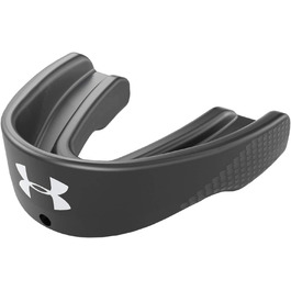 Захисна капа Under Armour для спорту: футбол, баскетбол, хокей, бокс, MMA, джиу-джитсу, чорна, з ремінцем, для підлітків та дорослих