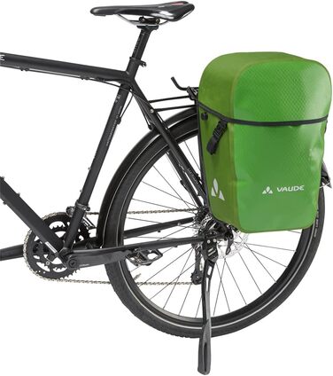 Велосипедна сумка Vaude Aqua Back Pro Single 24 л, водонепроникна, для багажника, зелена, Німеччина