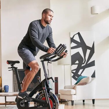 Велотренажер Schwinn Fitness 700IC: 18 кг маховик, тихий ремінний привід, регульоване сидіння та кермо, SPD педалі, тримач для планшета – студійна якість для дому