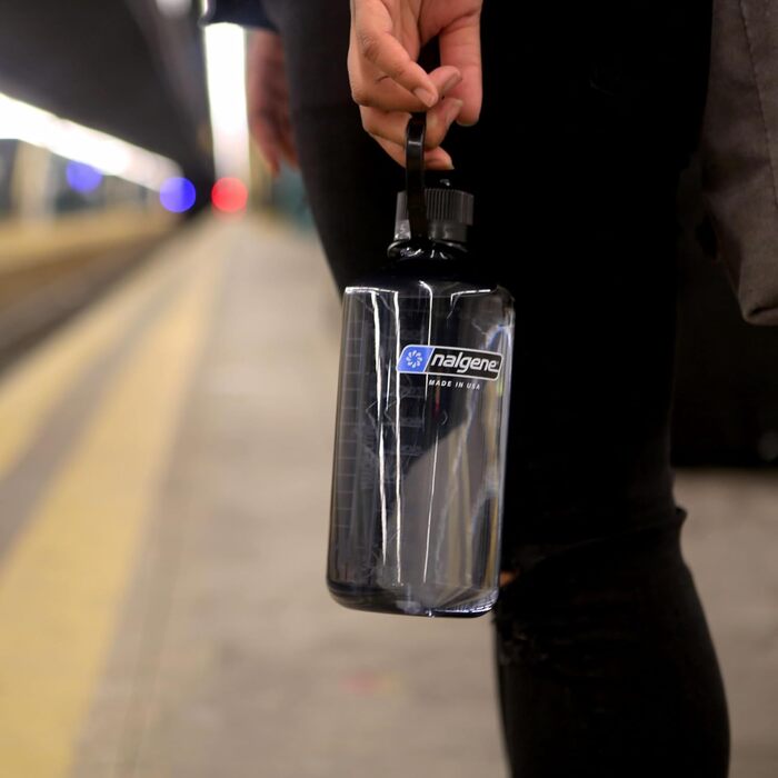 Пляшка для води Nalgene EH 1000 мл, сіра, пластикова